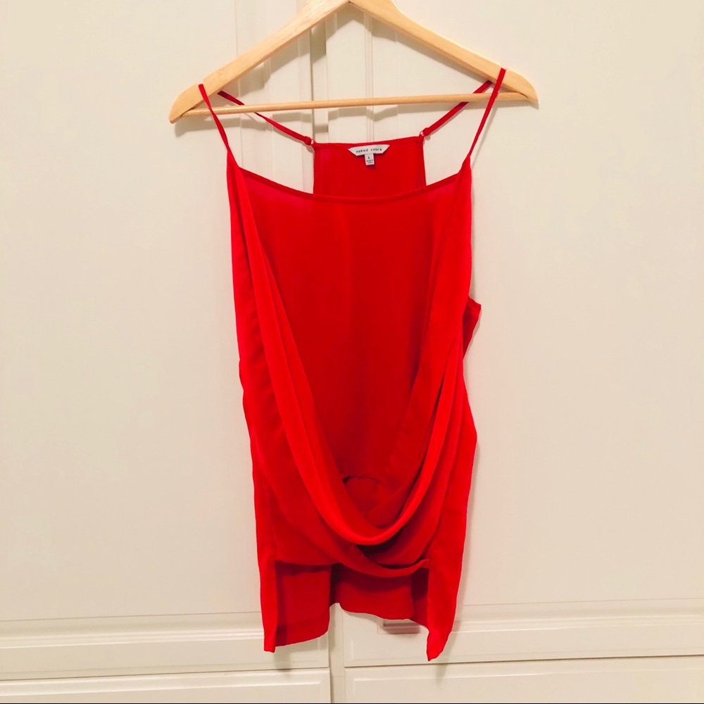 Red flowy Blouse